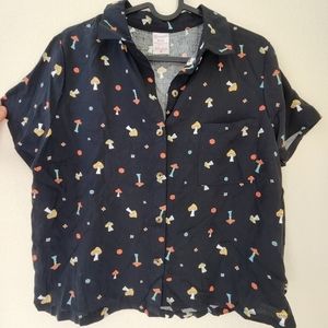 Mushroom Button Up Shirt